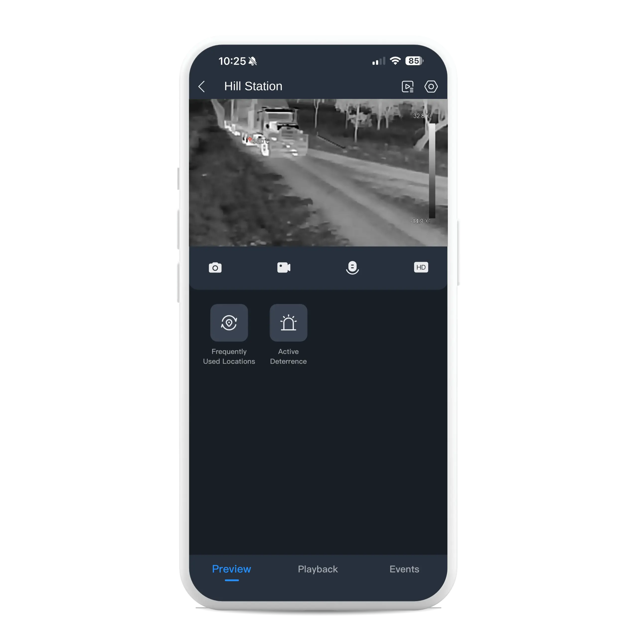 Entry Guard Thermal – App Screenshot